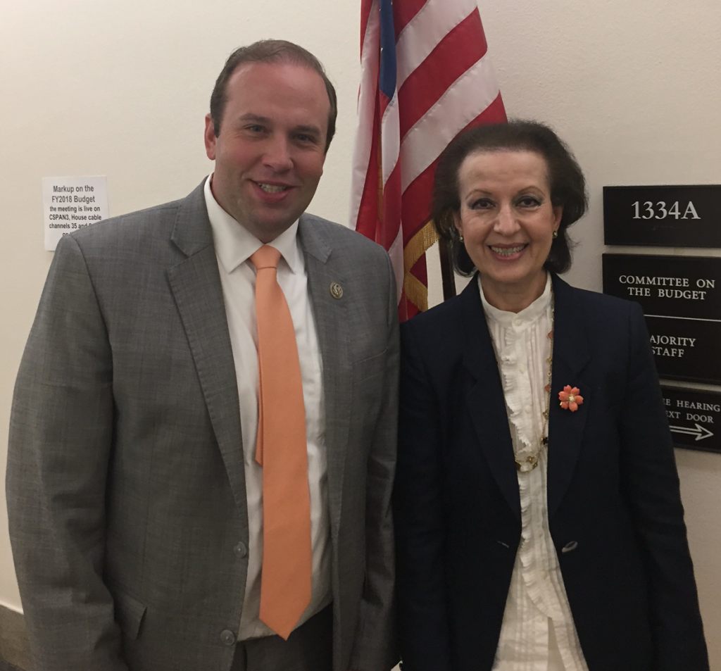 Dr. Nahid Maleki with Rep. Jason Smith (R-MO)